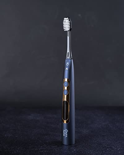 Електрическа четка за зъби IONIC KISS IONPA DP тъмно-син цвят Премиум-клас с USB батерия Ionic Мощност, Таймер