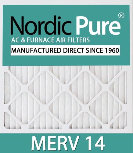 Филтри за печки Nordic Pure 10x14x1CustomM14-12 MERV 14 ac, 9 1/2 x 13 1/2 x 3/4 (9,5 x 13,5 x 0,75), 12 бр.