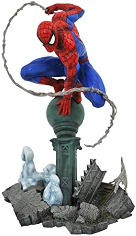 Галерия Играчки DIAMOND SELECT Marvel: Статуетка на Човек-паяк от PVC, Многоцветен, 10 инча