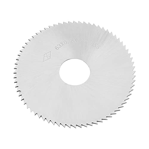 Трионени дискове за кръг за рязане на метал Auniwaig HSS, Кръгъл Трион за надлъжно рязане 72T, 63 mm x 16 mm