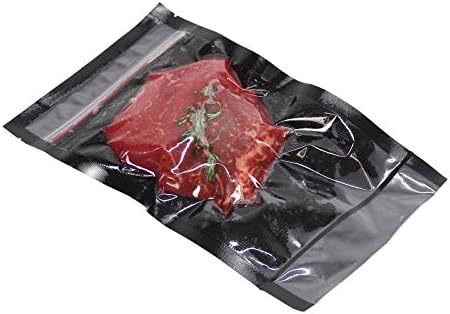 Черни и прозрачни торбички за замразяване на хранителни продукти за съхранение на риба, зеленчуци, месо, зърнени