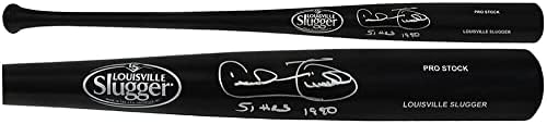 Сесил Присъдените подписа Черна Бейзболна бухалка Louisville Slugger Pro Stock, 51 час 1990 г. - Бейзболни бухалки