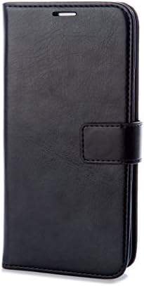 Чанта-портфейл Skech Polo Book със Сменяем калъф и стойка за Samsung Galaxy S8 + - Черен