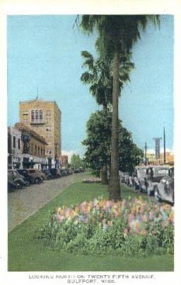 Gulfport, Мисисипи, Пощенска Картичка