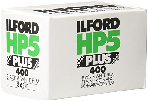 Ilford 1574577 HP5 Plus, Черно-бял филм за печат, 35 мм, ISO 400, 36 Експозиции, 2 опаковки