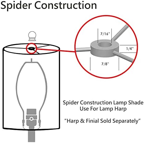 Aspen Creative 34001 Преходен Лампа във формата на паяк под формата на камбани във формата на раковина бял цвят