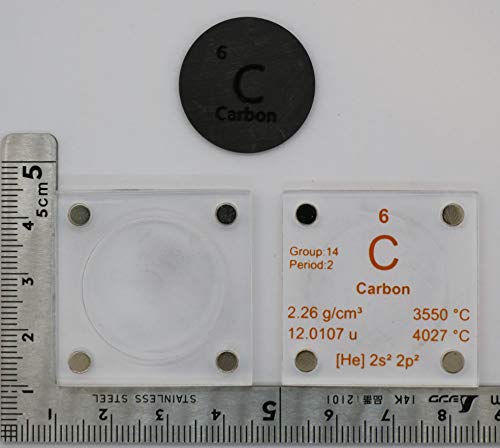 От въглеродни влакна (C) диск 24,26 мм с Акрилно футляром колекционерска или експерименти
