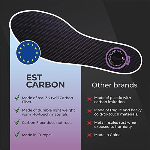 Чифт стелки, изработени от въглеродни влакна, 2 бр. | Твърди карбоновые вложки за обувки за спорт и възстановяване,
