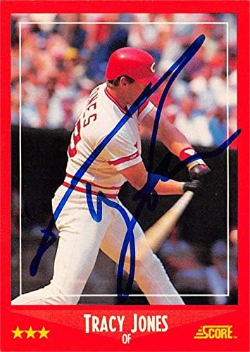 Склад на автографи 637547 Бейзболна картичка Трейси Джоунс с автограф - Синсинати Редс - 1988 , Оценка № 326