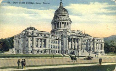 Пощенска картичка от Бойзи, щата Айдахо