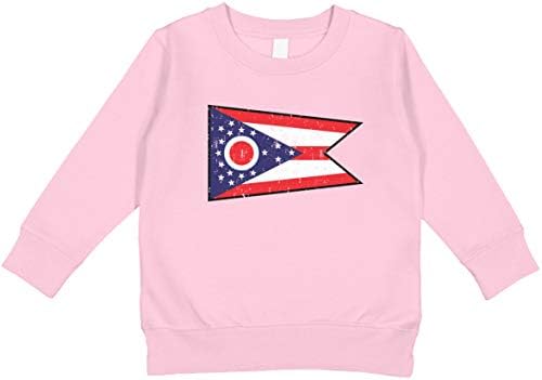 Hoody за деца с държавния флага на щата Охайо Amdesco
