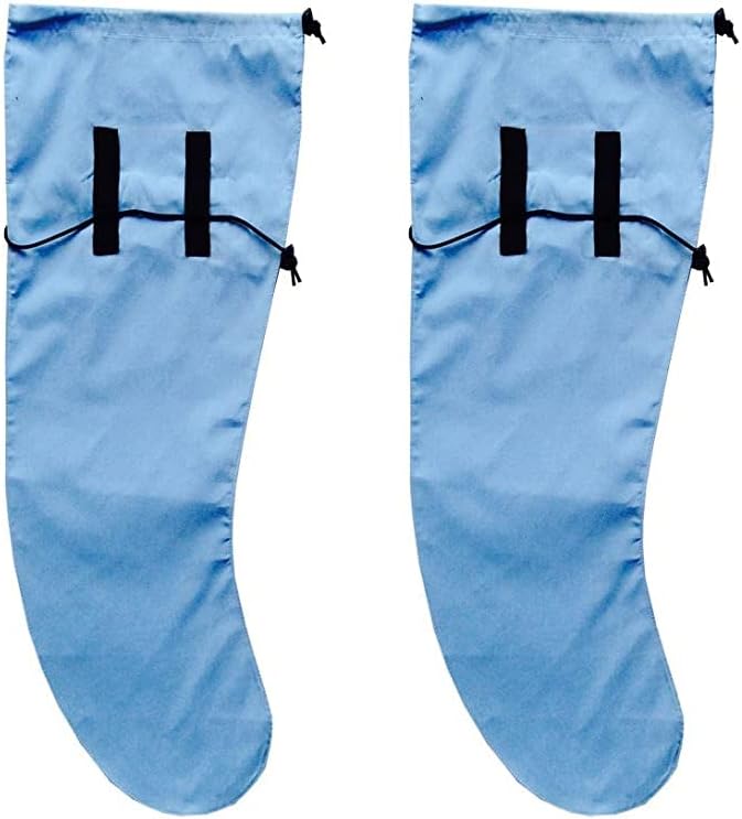 Туристически Чорапи Свободно размер със защита от Пиявици за Преходи (в синьо)