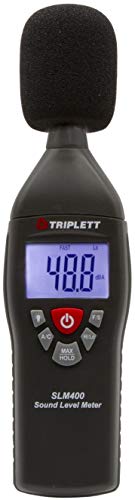 Измерител на нивото на звука Triplett SLM400 в Децибели с Калибратором, от 35 до 130 db