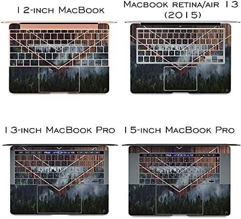 Vinyl Обвивка Lex Altern е Съвместима с MacBook Air 13 инча Mac Pro 16 Retina 15 12 2019 2020 2018 Дърво Гора