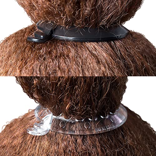 Мини-скоба за коса PuffCuff Mini Black 2,5 (1 бр), За всички естествени и увивни видове коса, Щипки за конска