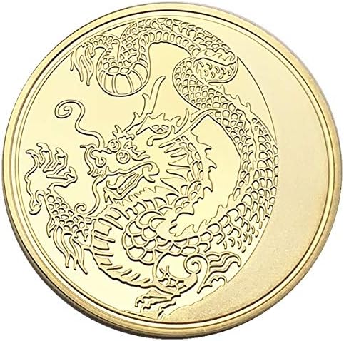 Криптовалюта Руски Дракон Златна Възпоменателна Монета На Иконата На Зодиака Дракон Монета Колан За Животни