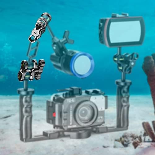 Seafrogs 1 Скоба за подводна камера за гмуркане, Черен Стандартна Подводен топка мида, за подводна стрелба,