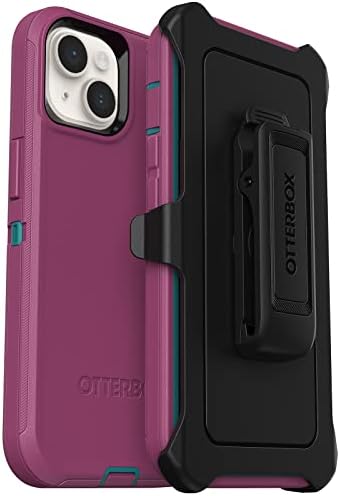 Калъф OtterBox за iPhone 14 и iPhone 13 серия Defender - CANYON SUN (розово), здрав и издръжлив, с защита на