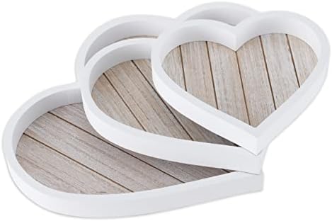 Дървен Поднос във формата на Сърце за Османското Журнального маса Набор от декоративни тави, употребявани от