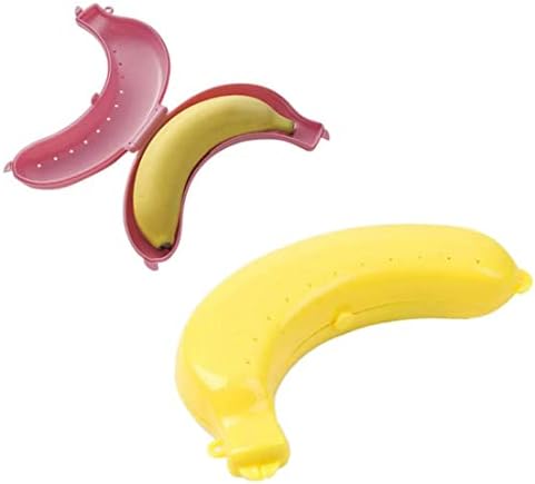 1БР Творчески Банан Протектор Защита Новост Титуляр За Банановия Защита Калъф Творчески Обяд-Жълт Куфар
