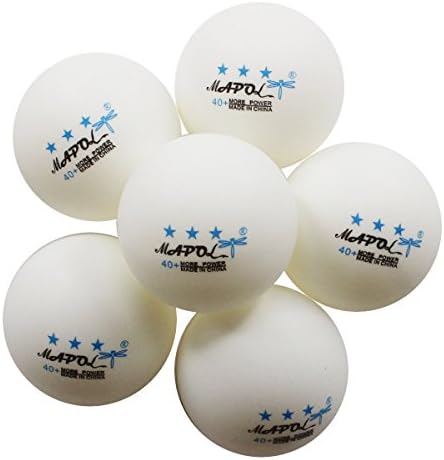 MAPOL 50 Бели 3-Звездни Топки За Тенис на маса Премиум Спортни Топки за пинг-понг