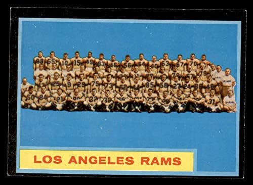 1962 Topps 89 Рэмс Отбор Лос Анджелис Рэмс (Футболна карта) VG/БИВШ Рэмс