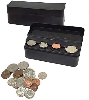 JAVOedge JE (2 опаковки) Монета (Четвертак, Десятицентовик и т.н.) Държач За Дреболии, Калъф-Сортировач за Съхранение