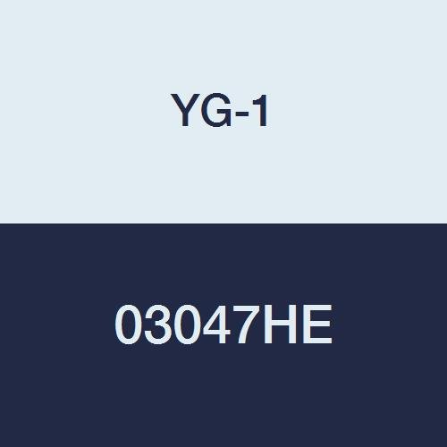 Бележка fresa YG-1 03047HE HSS, 2 Канала, по-голяма дължина, TiAlN-Екстремна работа, Дължина 3-1/16 , 1/4