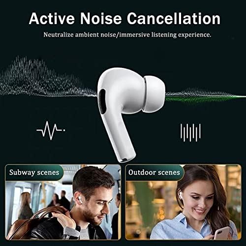 Безжични Слушалки, Bluetooth Слушалки 5.2 С Стереофоническими Бас, Bluetooth Слушалки с микрофон с шумопотискане