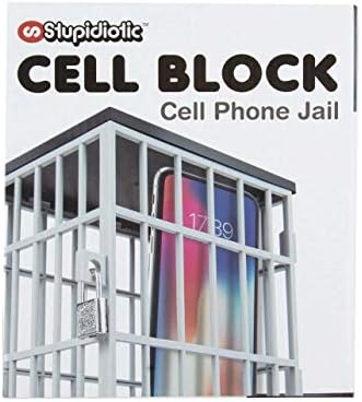 Затвор за мобилни телефони Stupidiotic Cell Block с ключ, с капацитет до 6 устройства или смартфони