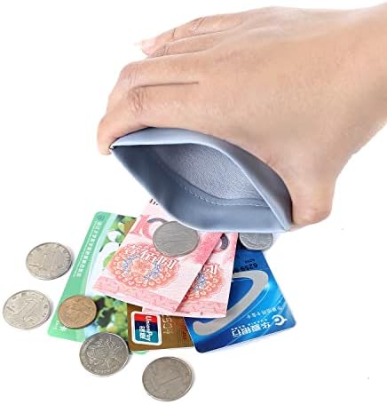 Женски мини портфейл за монети, Фантастични Калъфи за съхранение с цип, Държач за карти, Кожени чанти 4,7x4,5