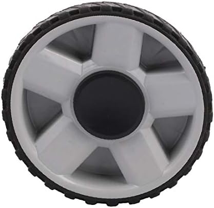X-DREE Плътна черна гума гума с диаметър 190 мм, част от боклуци резервоара за колички X-DREE (190 мм от diámetro
