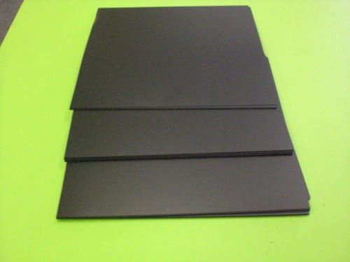 Черен Полистирол 12 X 24 X 0,020 Пластмасов лист Стирол