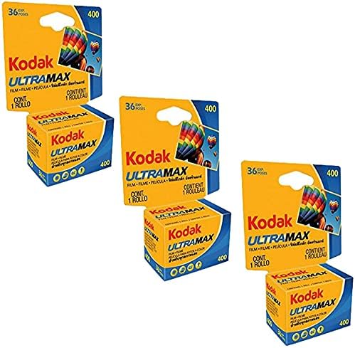 Цветното фолио за печат Kodak Ultramax 400 36 Exp. 35 mm DX 400 135-36 (108 снимки) (опаковка от 3 броя), базова