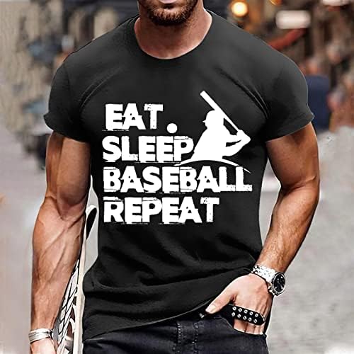 Бейзболна Мъжка Тениска, Приталенная Тениска С Къс Ръкав С Надпис Хартата на САЩ, Графични Тениски С Кръгло