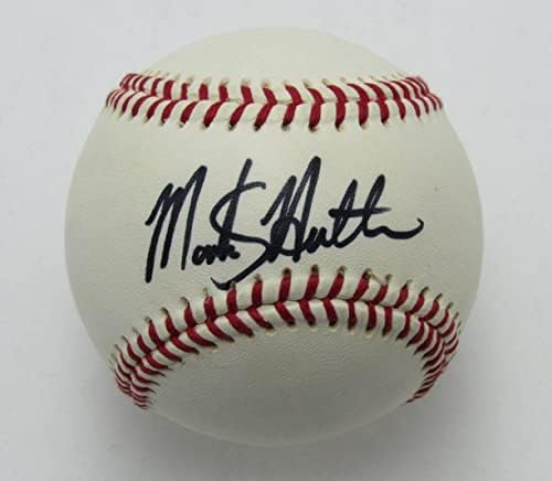 Марк Хатън с Автограф на Уилсън ОЭЛА Бейзбол Ню Йорк Янкис - Бейзболни топки с Автографи