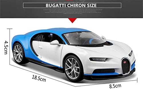 Мащабна модел автомобил RCESSD 1:24 за спортен автомобил Bugatti Chiron Модифицирана Версия на Модел за леене