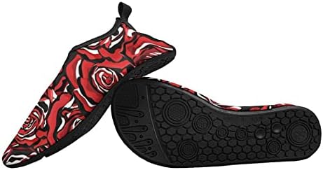 Рози в Черно-Бял цвят Бързосъхнеща Обувки за водни спортове на Плажа, Гмуркане, Сърф, Водни спортове, Чорапи,