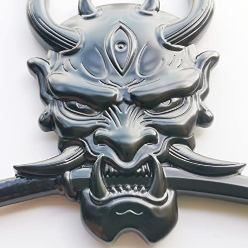 MiroSan 3D Метална Емблема на Демон Стикер за Коли Металик Те Череп Дявол и Сатана Лицето Етикети за Мотоциклет