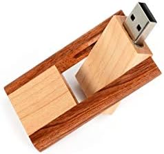 Дървени USB устройство 2.0/3.0, USB устройство с дървена кутия (2.0 / 128GB, Дървени USB-диск-5)