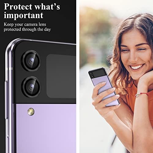 Защитно фолио за обектива на камерата YWXTW Samsung Galaxy Z Flip 4, Индивидуална Защита от Надраскване Закалено
