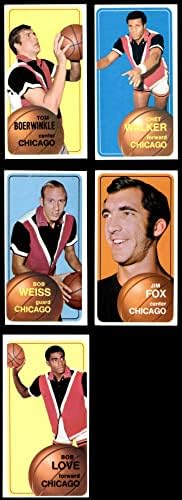 1970-71 Сет екип Topps Chicago Bulls Чикаго Булс (сет) на БИВШИЯ Булс