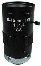 Детайли инструмент обектив с ръчно фокусиране бленда 6-15 мм, HD камера за наблюдение, зуум обектив за наблюдение.