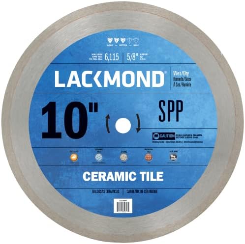 Нож за мокри керамогранитной плочки Lackmond TL10SPP - Сверхтонкое Пильное платно за керамични плочки, глинени