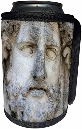 Триизмерен релеф на гръко-римския класически портрет на Бога - Опаковки за бутилки-охладители в банката (cc-361236-1)