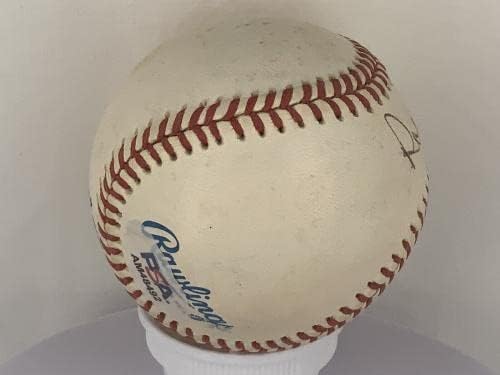 Робин Йоунт КОПИТО От Милуоки Брюэрз Подписа договор с MLB Бейзбол PSA / DNA AUTO LOA - Бейзболни топки с автографи