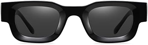 Слънчеви Очила EYLRIM в Дебелото Квадратни Рамки за Жени И Мъже, Масивна Правоъгълна Поляризирани Слънчеви Очила