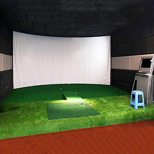 XXXDXDP Симулатор на топка за голф в Шок Дисплей Прожекционен Екран Вътрешен Материал от бял плат Цел за упражнения