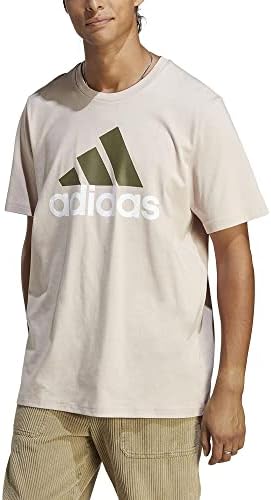 тениска adidas Men ' s Essentials от Одинарного Джърси с Голяма лого