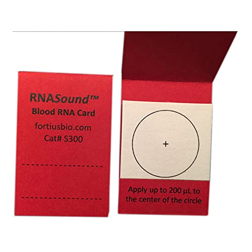 Карта на РНК кръв Fortius Bio S300 RNASound (опаковка от 25 парчета)